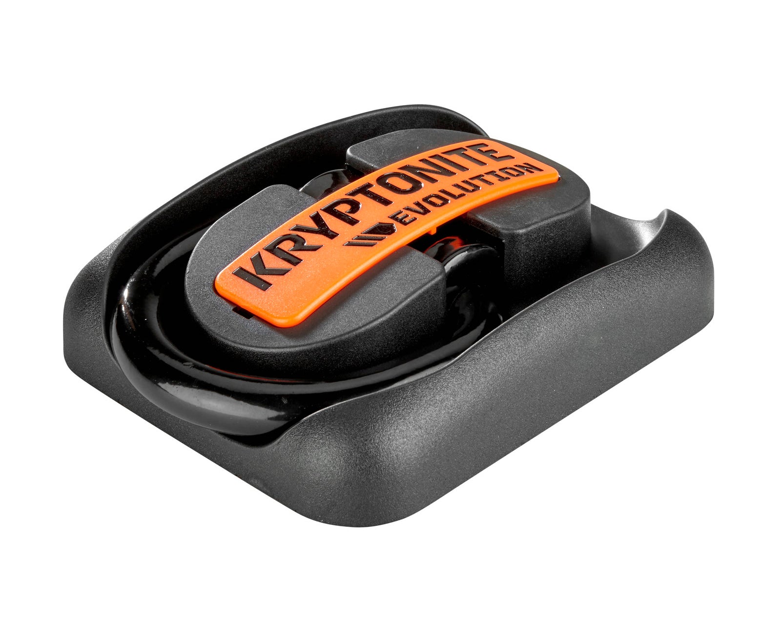 Kryptonite Anclaje Suelo Ancho Evolution Naranja/Negro #2