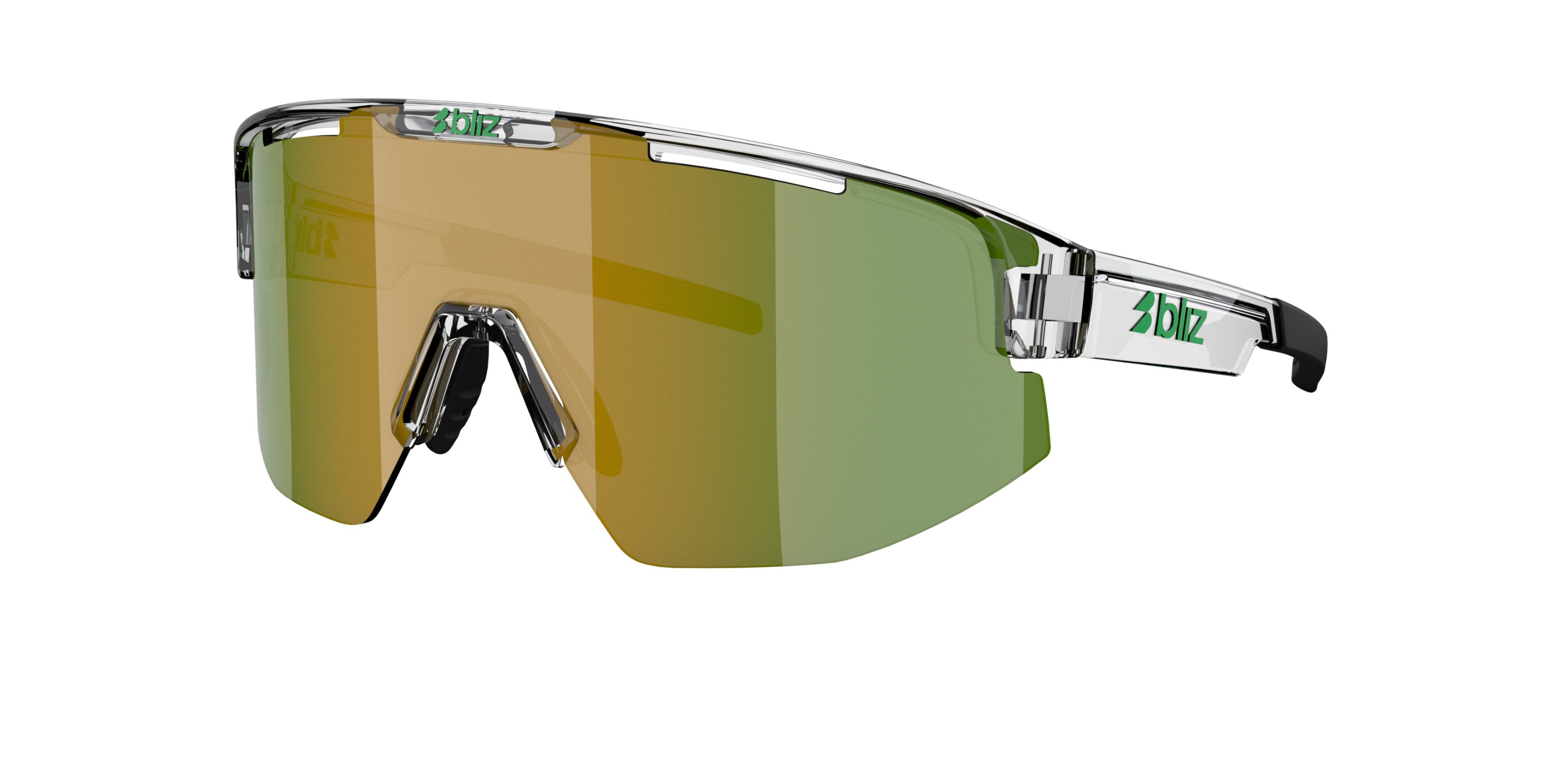 Gafas Sol Bliz Matrix/Blanco Transparente/Verde