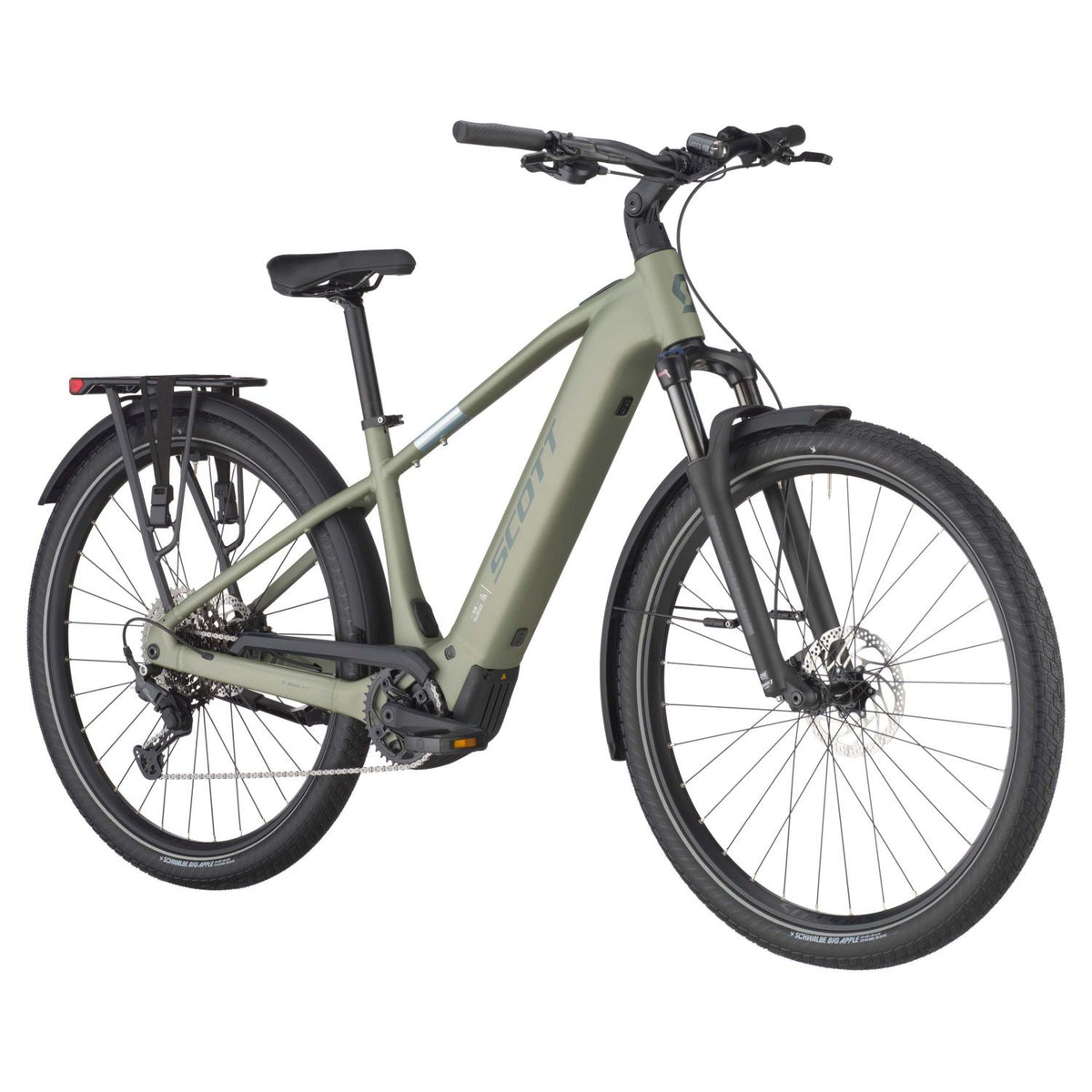 Bicicletas Eléctricas eUrbanas Scott Sub 30 2025 Aztec Green