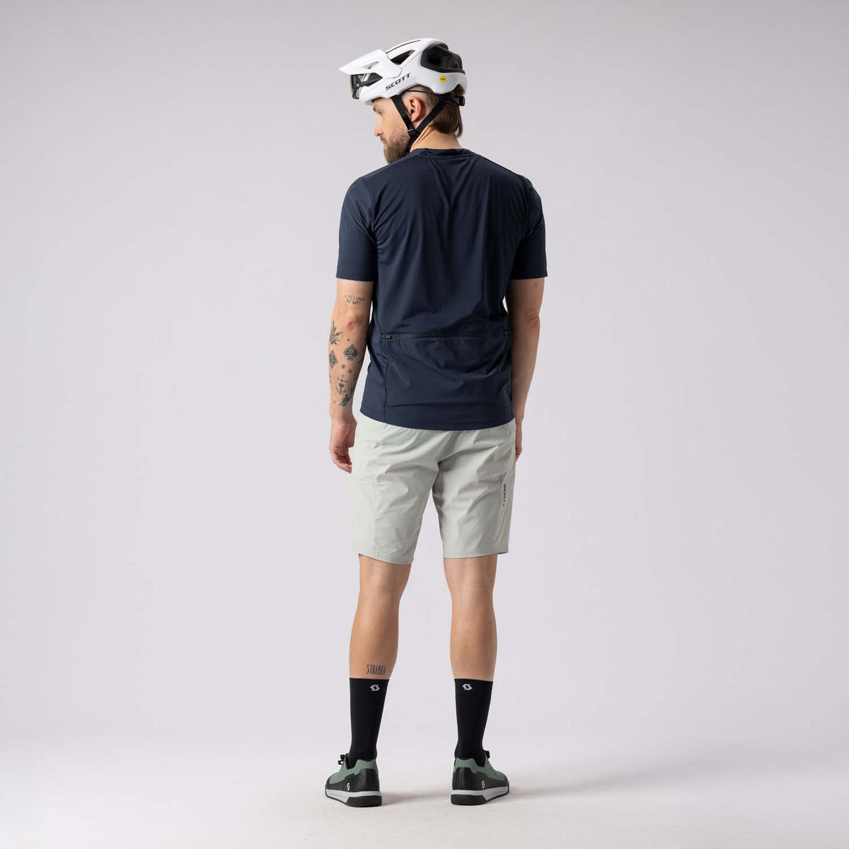 Pantalón Corto MTB Scott Vertic Pro SL Hombre Spray Grey #5