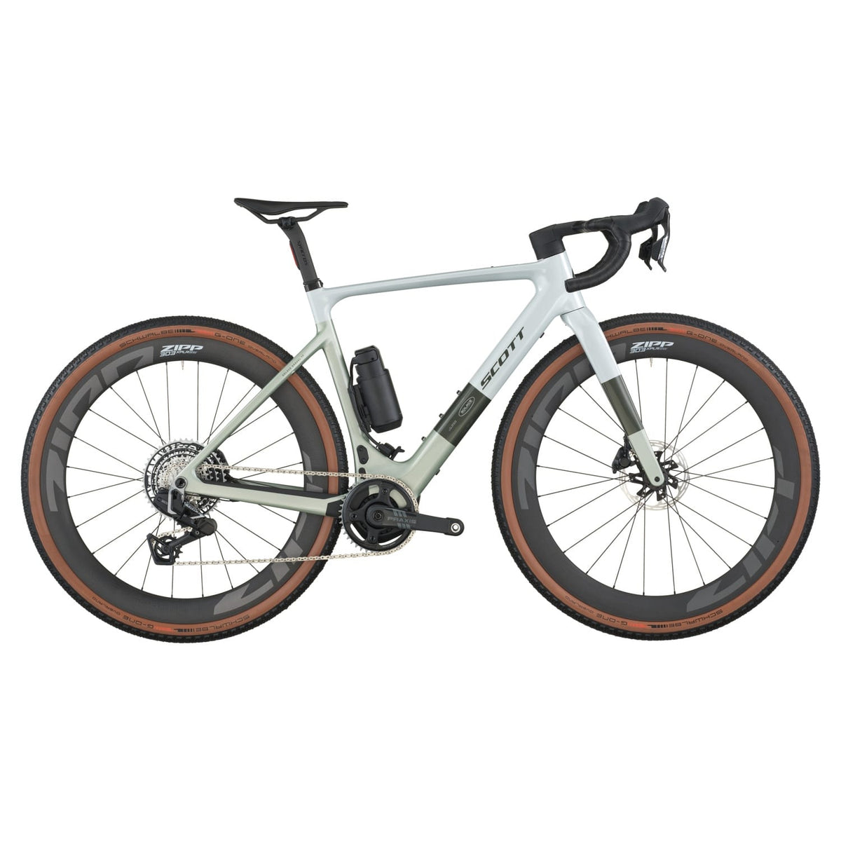 Bicicletas Eléctricas eGravel Scott Solace Gravel 10 2027 Pale Green/Beluga Grey #2