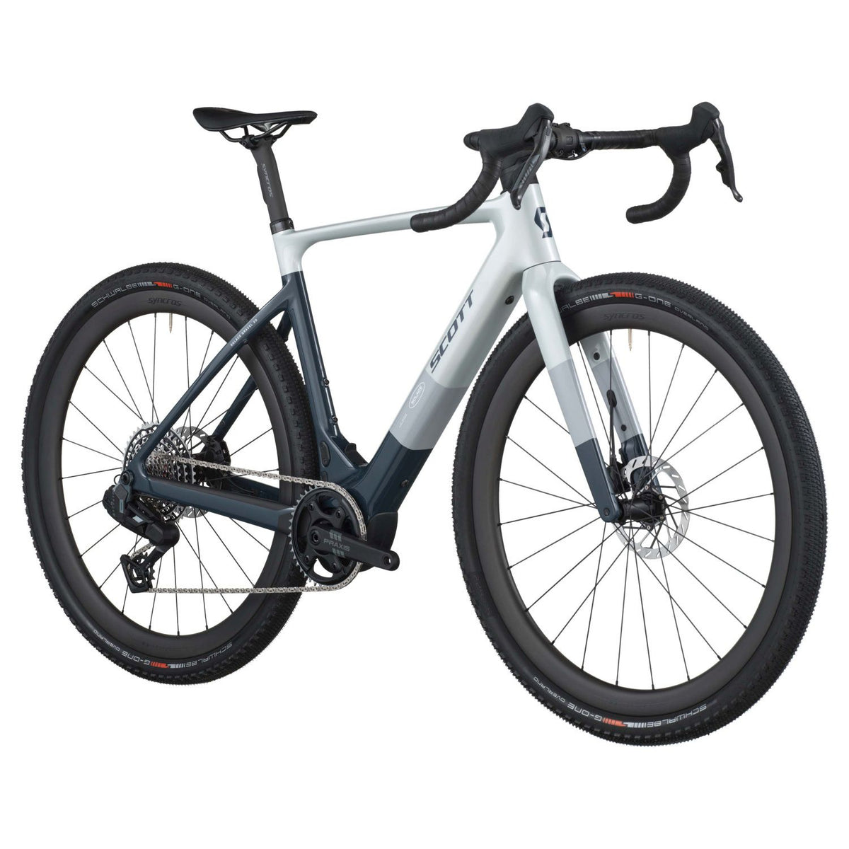 Bicicletas Eléctricas eGravel Scott Solace Gravel 20 2027 Squid Blue/Beluga Grey