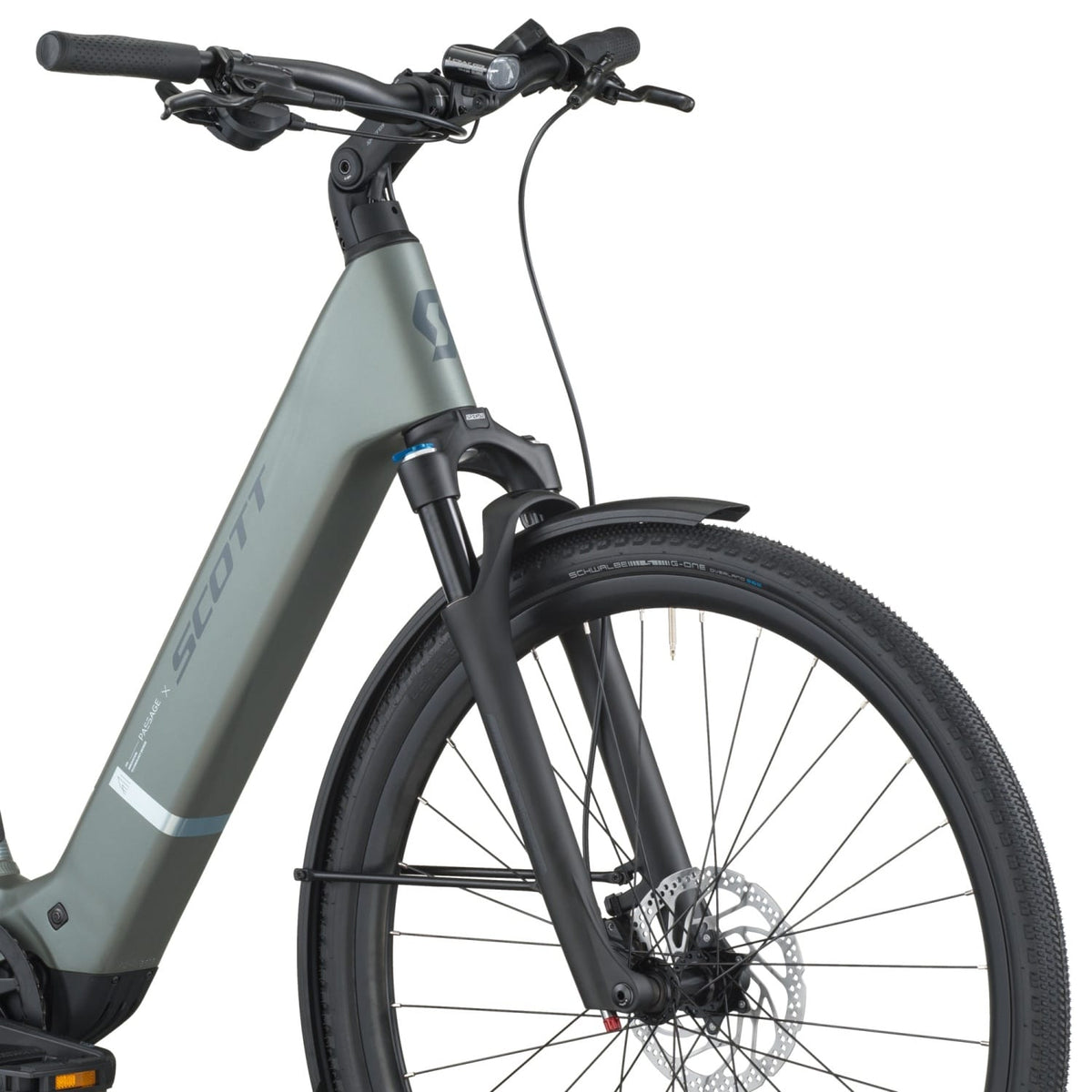 Bicicletas Eléctricas eUrbanas Scott Passage 20 Wave 2026 Highland Green #5