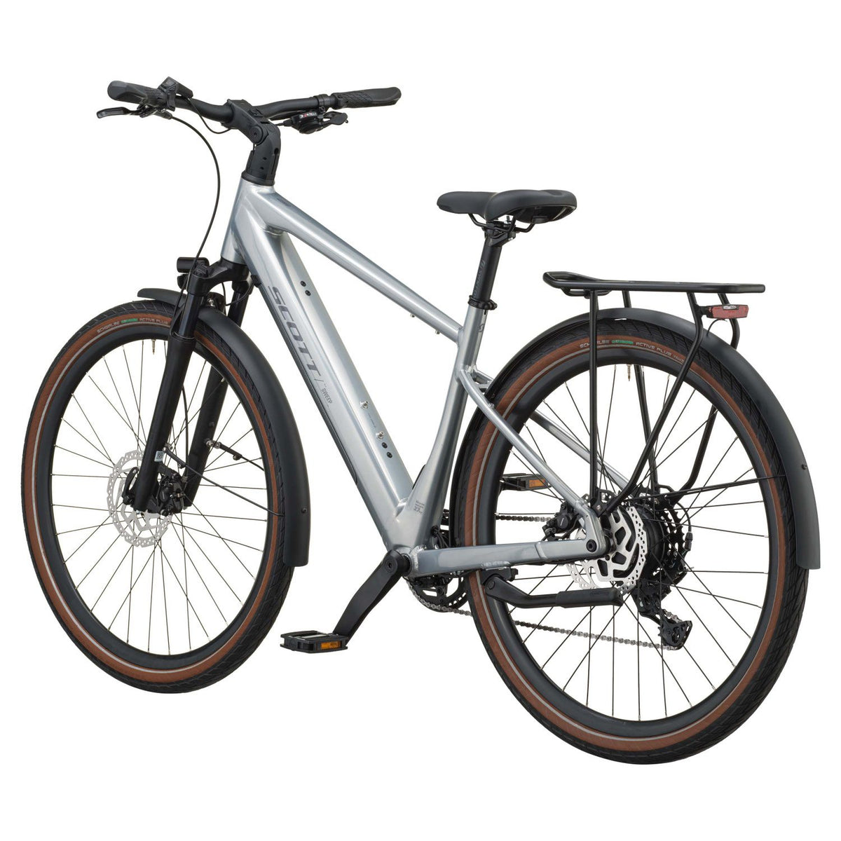 Bicicletas Eléctricas eUrbanas Scott Sweep 20 2027 Chrome Silver #3