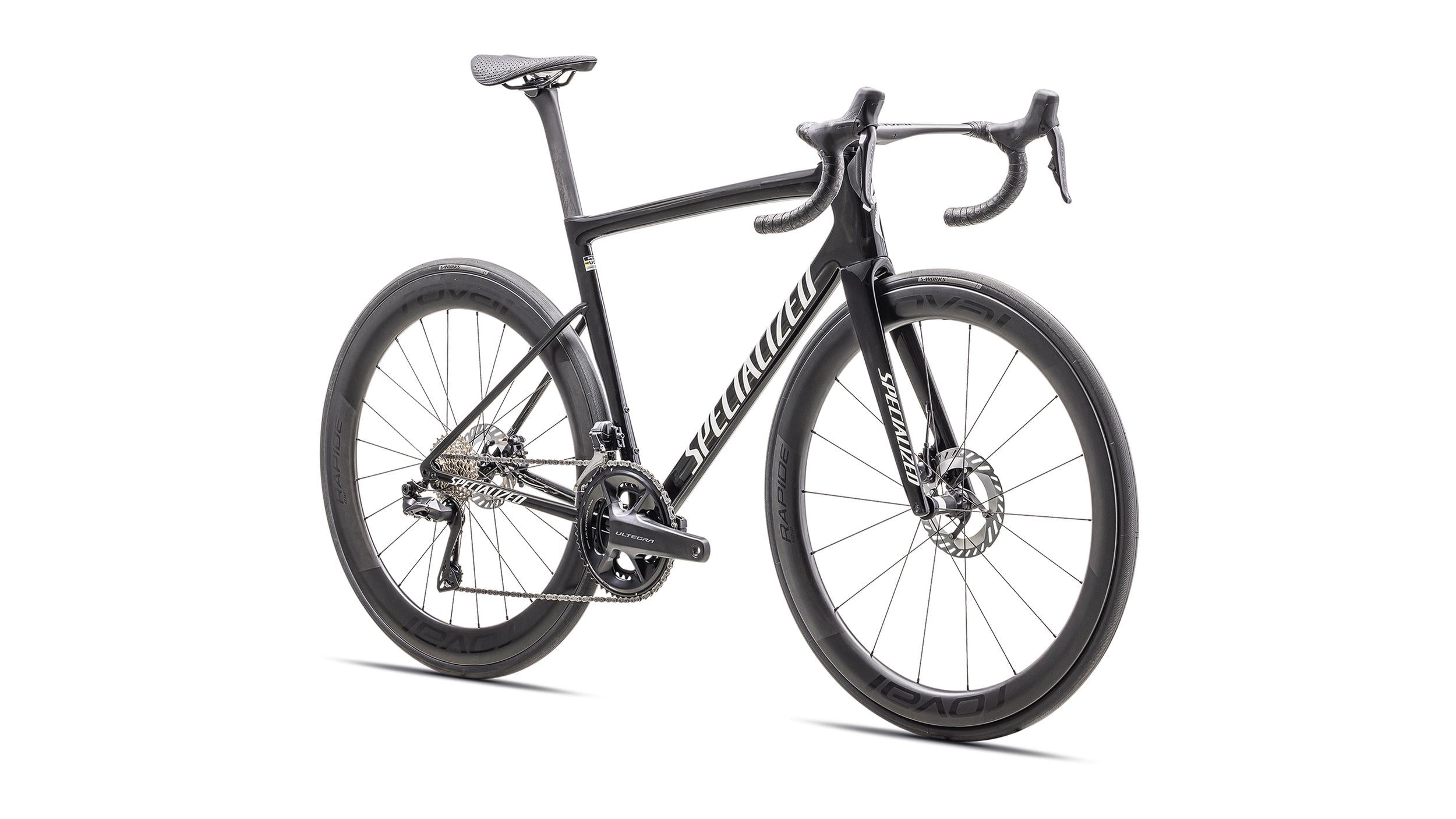 Tarmac SL8 Pro Ultegra Di2 Specialized 2025 Gloss Carbon/Metallic White Silver