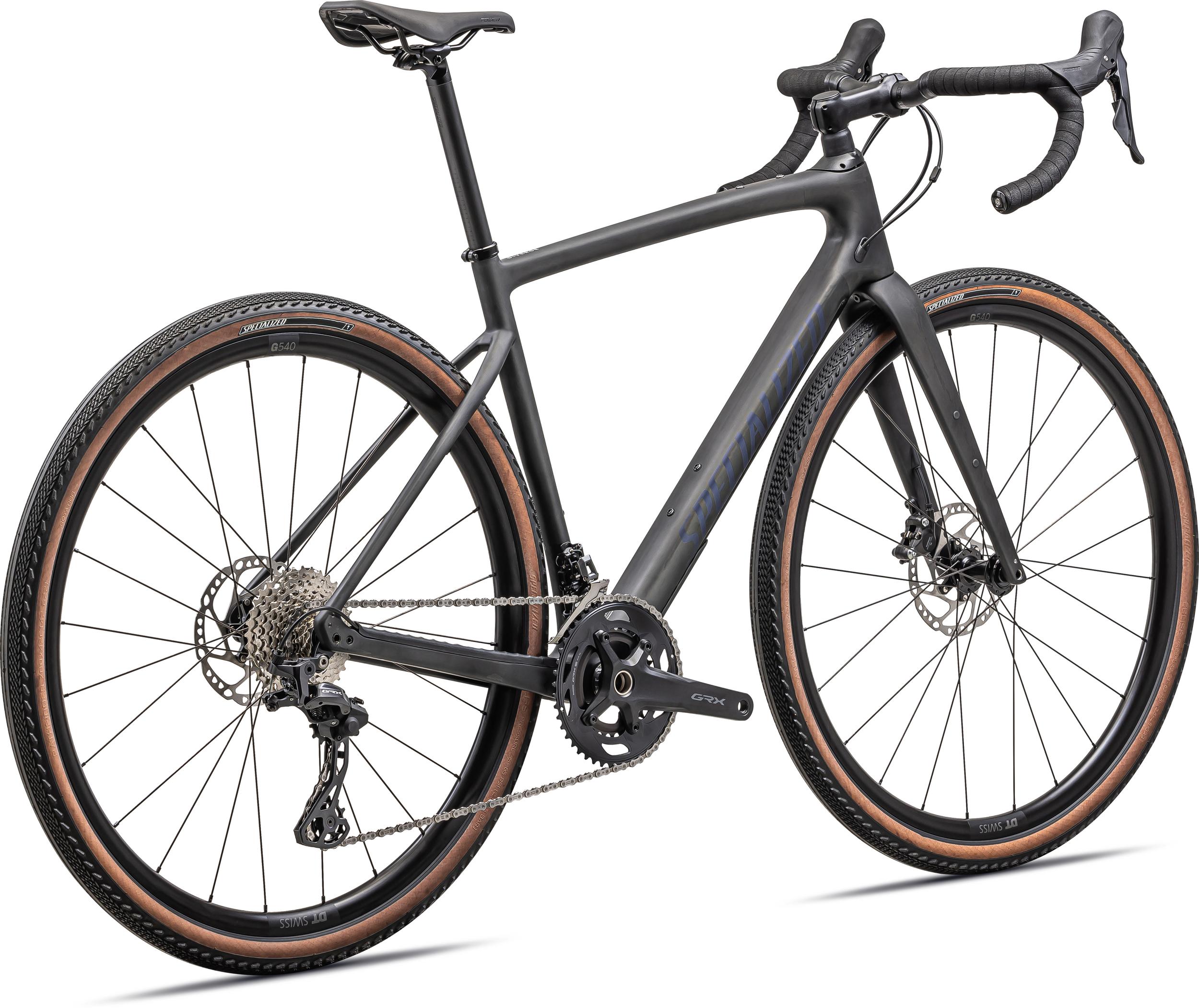 Diverge Sport Carbon Specialized 2024 Satin Carbon/Blue Onyx #3