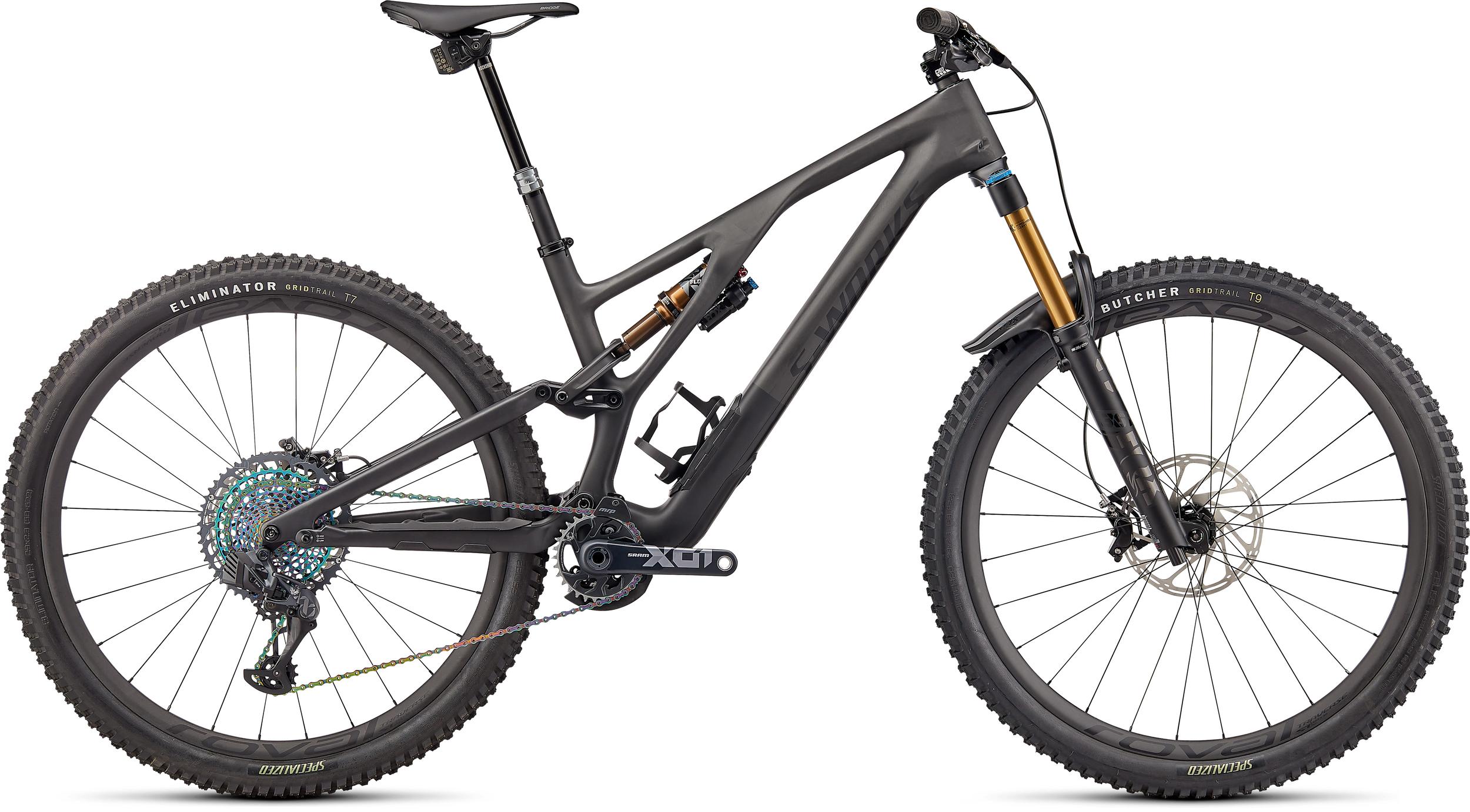 Specialized Stumpjumper Evo S-Works Satin Brushed Blackiquid Metal/Carbon/Black
