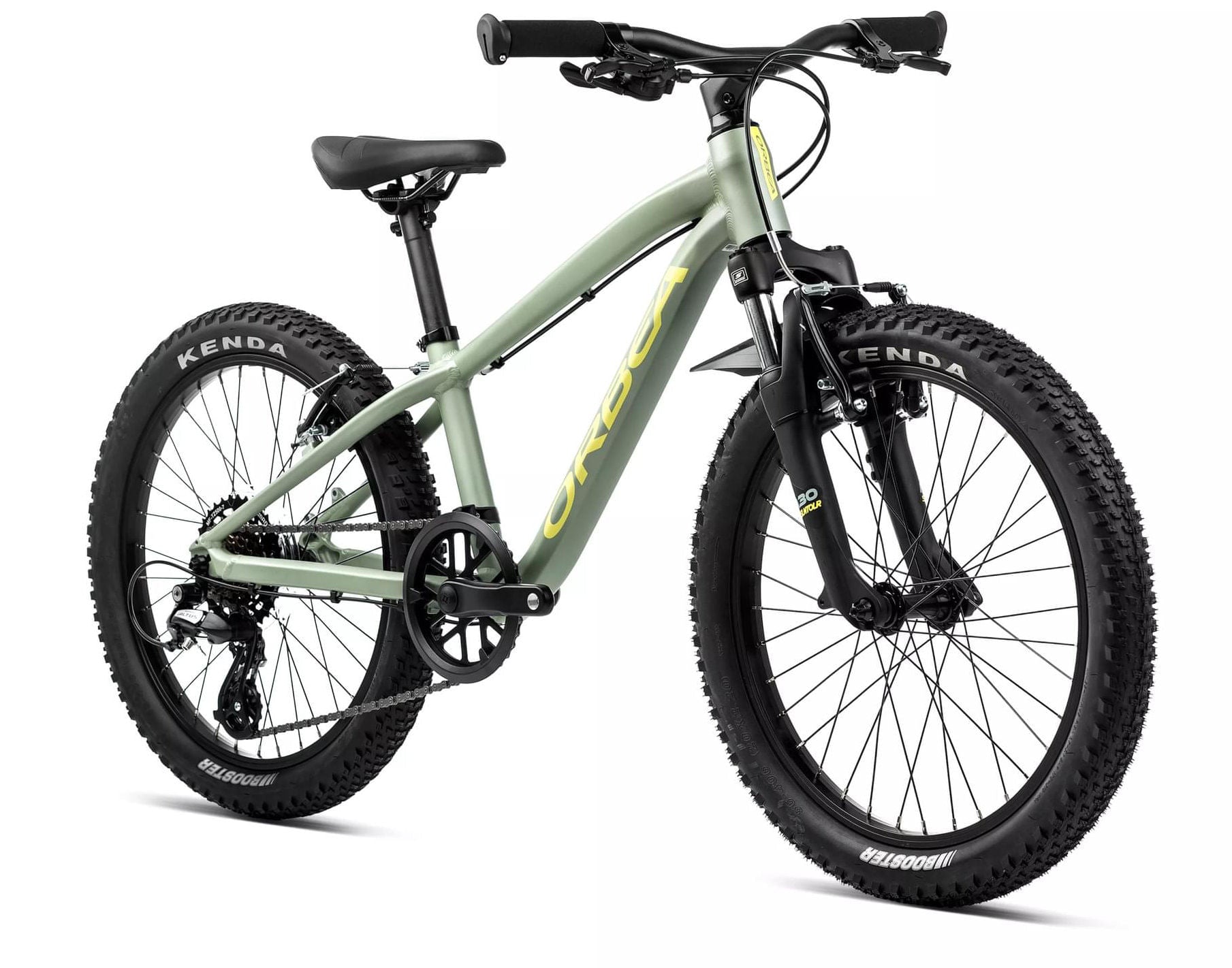 Orbea Mx 20 Xc 2024 Metallic Green Artichoke Matt/Yellow Matt