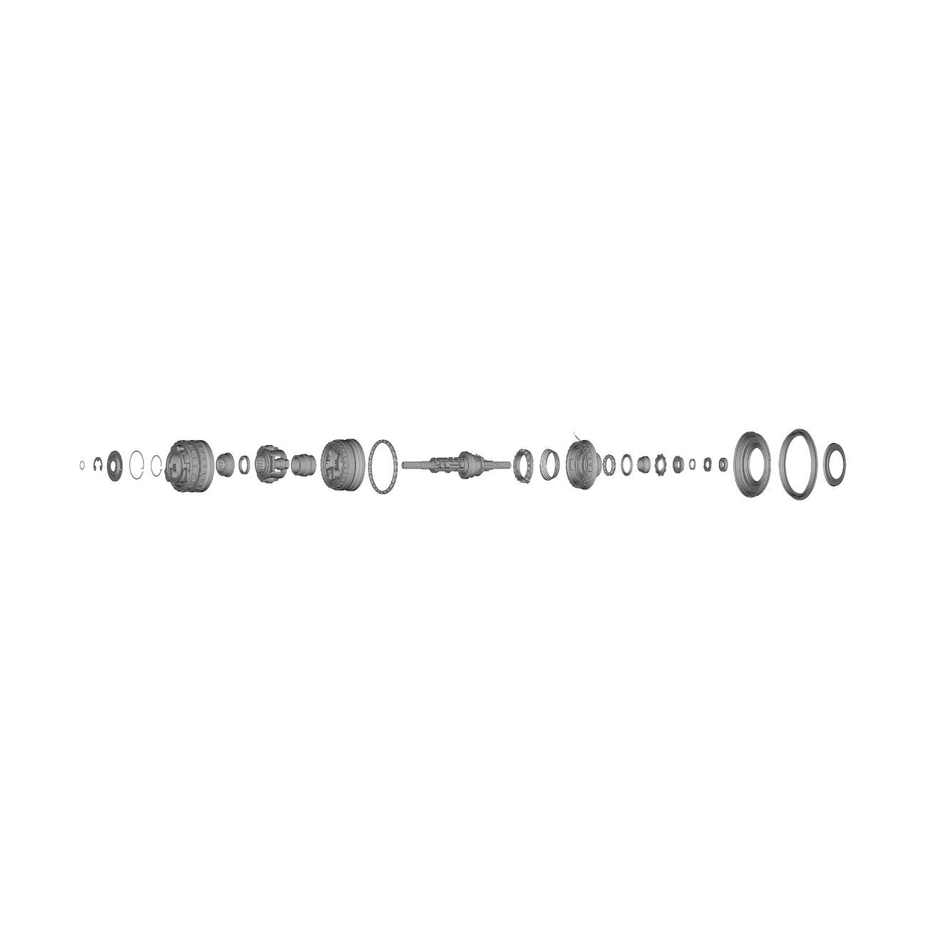Conjunto Interno Shimano SG-S7001-11 187mm Plata