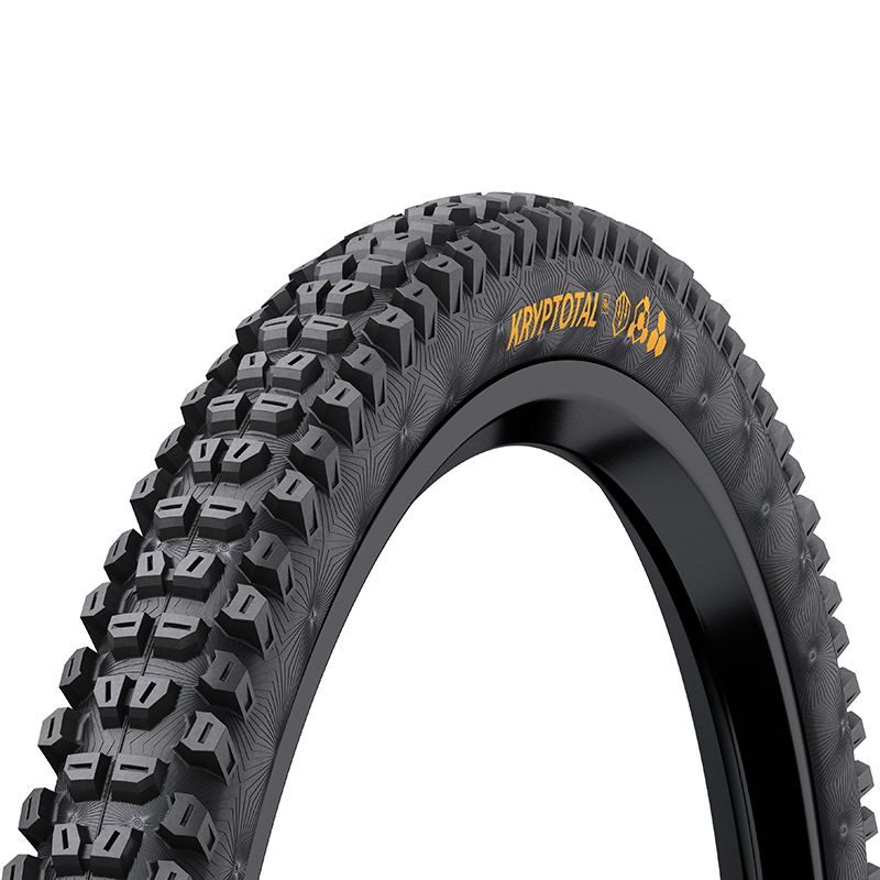 Cubierta Continental Kryptotal Downhill Trasera 27.5X2.40 Compuesto Super Blando Tubeless Ready Plegable Negro