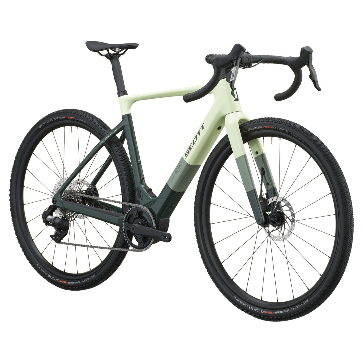 Bicicletas Eléctricas eGravel Scott Solace Gravel 30 2027 Cream Green/Grove Green