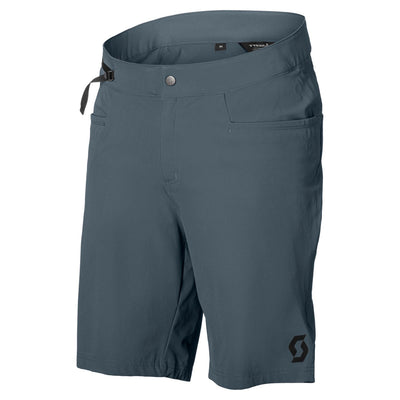 Pantalón Corto MTB Badana Scott Vertic Hombre Crag Blue
