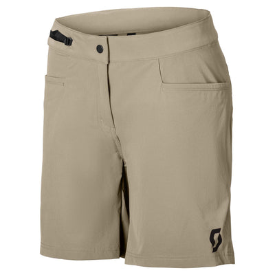 Pantalón Corto MTB Badana Scott Vertic Mujer Portobello Beige