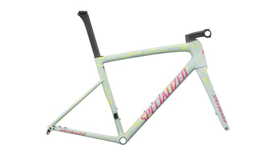 Tarmac SL8 Cuadro Carretera Specialized 2025 Satin Ion Metallic/Sea Foam Strata/Rebel Pink #2