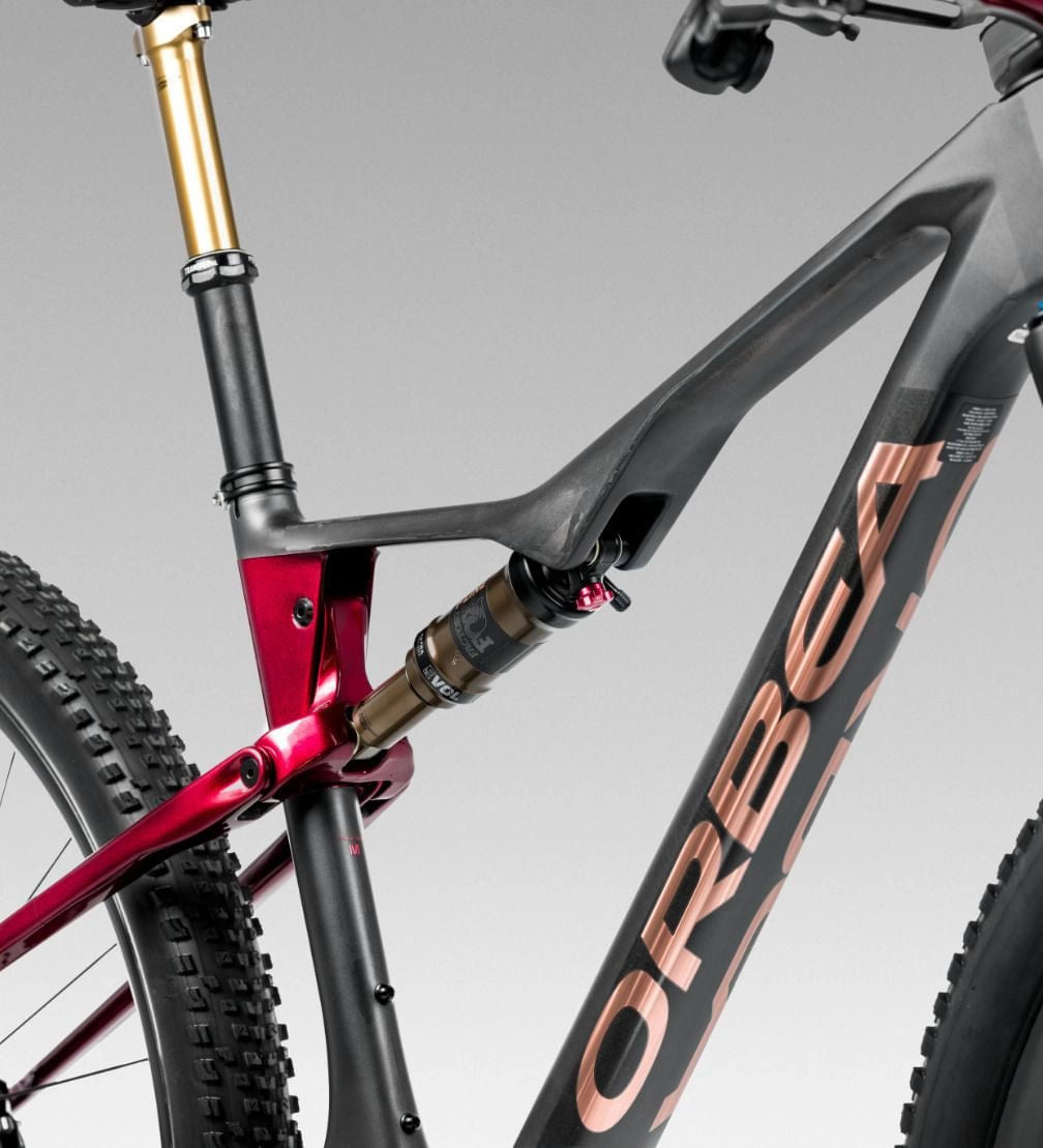 Orbea Oiz M-Pro 2026 Diamond Carbon View Matt/Cherry Red Gloss #4