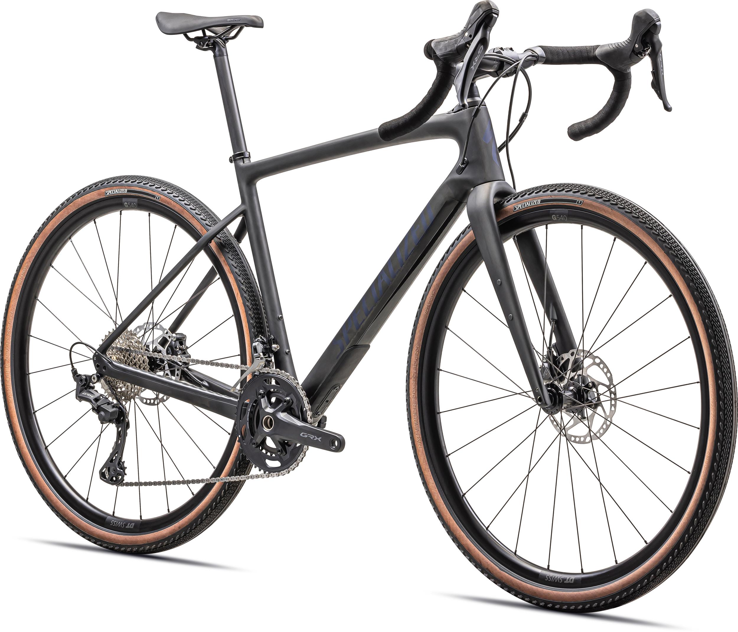Diverge Sport Carbon Specialized 2024 Satin Carbon/Blue Onyx