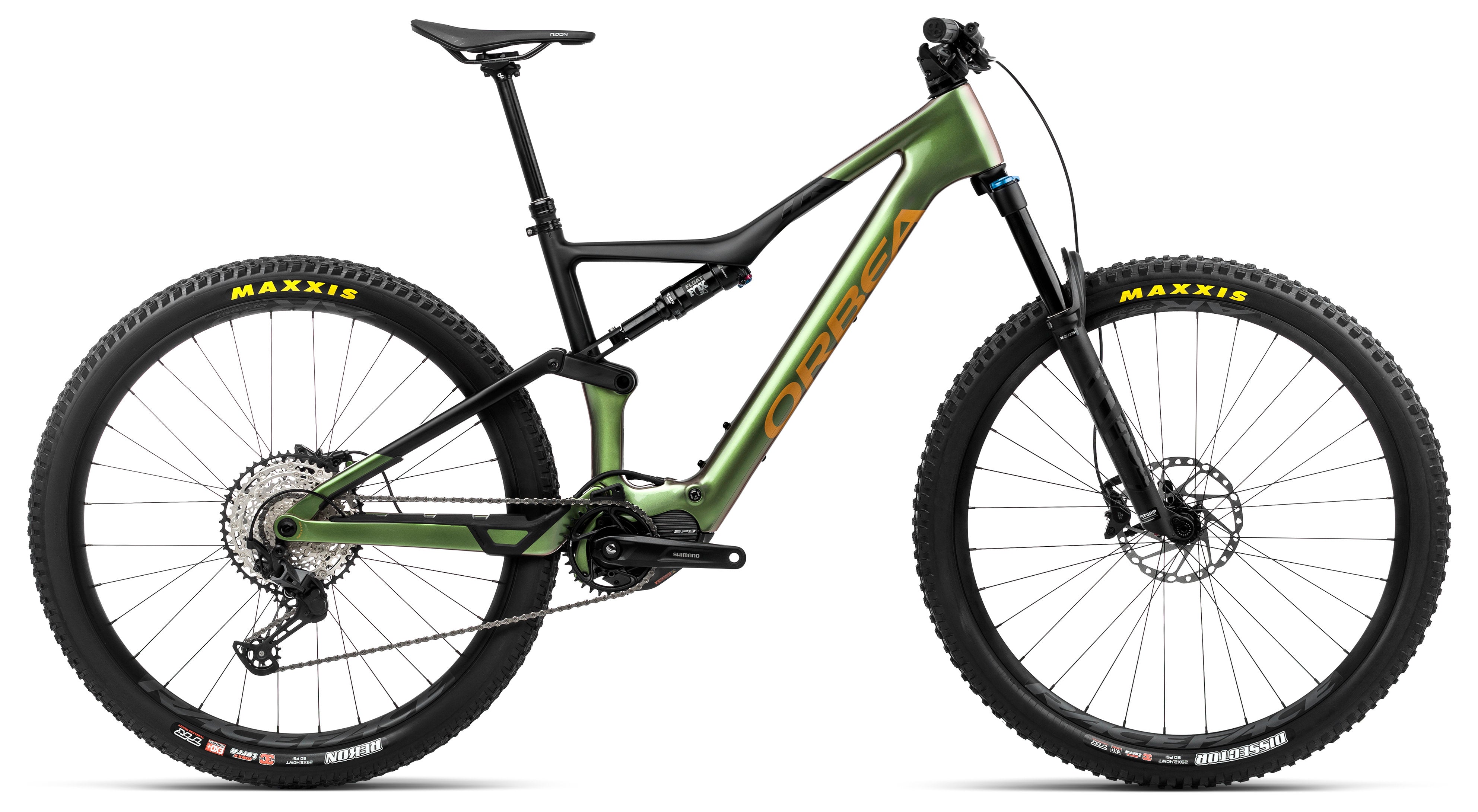 Orbea Rise M20 2024 Chameleon Goblin Green Gloss/Black Matt