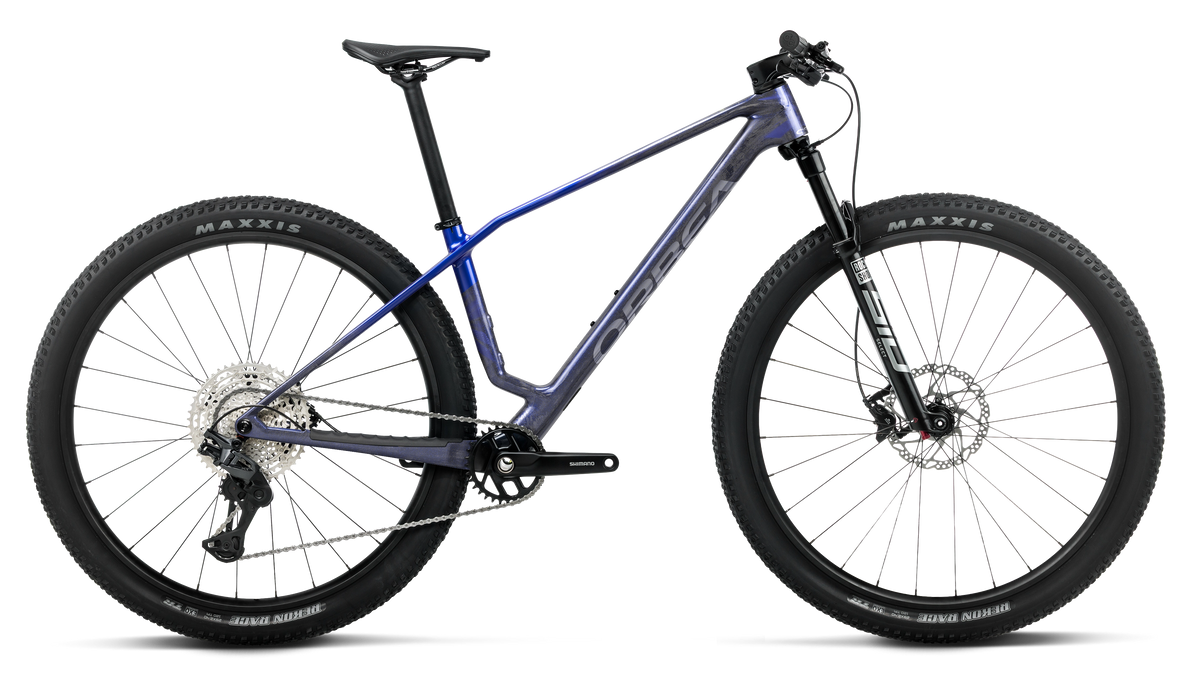 Bicicletas MTB XC Orbea Alma M30 2027 Noctiluca Carbon View/Cobalt Blue Gloss