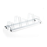 Peruzzo Bodenständer 5 Fahrräder 136x42x40cm Silber