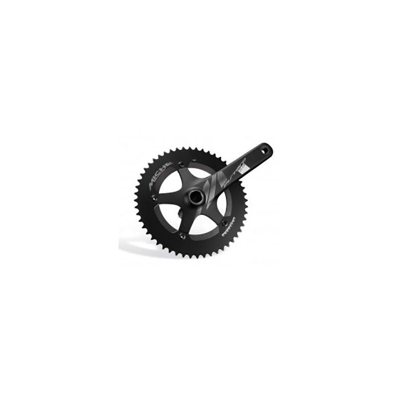 Juego Bielas/Plato Miche Pistard Air Bcd 144 47d 165mm Negro